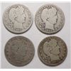 Image 1 : 4  1914S  Barber quarters  borderline good