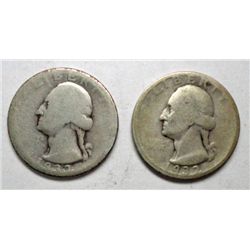 2  1932D  quarters  AG