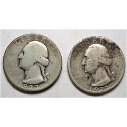 1932DS  quarters  good