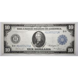 1914  $10  FR note  XF
