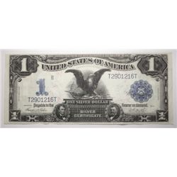 1899  $1 silver cert.  Black Eagle   AU/CU