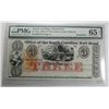 Image 1 : Remainder note  Charleston SC Railroad  $3