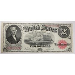 1917  $2  US legal tender note  XF/AU