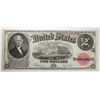 Image 1 : 1917  $2  US legal tender note  XF/AU