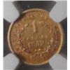 Image 3 : 1852  $1 gold  NGC  AU obv dmg