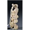 Image 2 : ET0503120001 Finely Carved Ivory Figure of Man and Monk