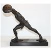 Image 1 : Noble Nude Gladiator with Sword and Shield Bronze Scul