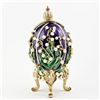 Image 1 : Lilies of the Valley Egg by Carl Faberge