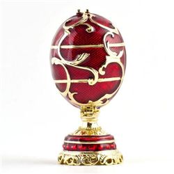 Miniature Flowers Basket Faberge Egg