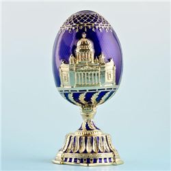 St. Isaacs Cathedral Faberge Inspired Egg