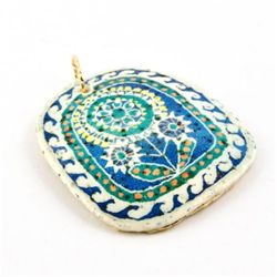 Vintage Pysanky Pendant