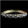Image 2 : Exquisite Swarovski Crystal Leopard Print Bangle Bracel
