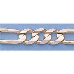 Pure Gold 16  14k Gold-Yellow 5.8mm Figaro Chain 22.1g