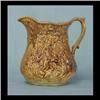 Image 1 : Bennington type pitcher with hunter, circa 1840. Slight crowsfoot  in bottom doesn't go through. Not