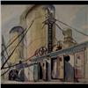 Image 1 : Watercolor. S.S. Melita Boat Deck. Signed L. Blazey, lower right.  Lawrence Blazey. Matted and frame