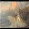 Image 1 : Eva W. Johns, mountainous landscape with waterfall and house. Oil  on canvas, signed and dated lower