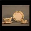 Image 1 : Set of Lenox china. Decorated in Oriental style. Service for twelve  with soup bowls and a gravy. $4