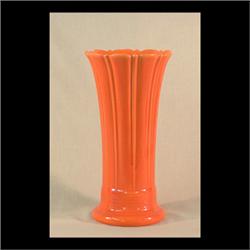 Red Fiesta vase. 10" $500-700