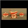 Image 1 : Wedgwood Ulander china, W1813. Four 10 1/2" plates, one 9 1/2"  plate, two 8" plates, two 8" soup bo