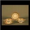 Image 1 : Mintons "Plymouth" china, reg. no. 714891. Eleven cream soups and  saucers. Saucers 5 3/4"d $80-120