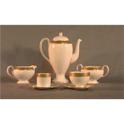Wedgwood Ascot china. Twelve 10 1/2" plates, twelve 8" plates,  nine 6" plates, six 8" soup bowls, s
