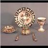 Image 1 : Royal Crown Derby Imari china, #2451. Eight chalice-shaped cups,  eighteen various shaped cups, nine