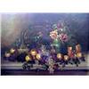 Image 1 : Oil on canvas. Still life with flowers, fruits, and wine. Signed J.  Stoitzner and dated 1912, lower