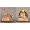 Image 1 : Boehm bird figures. Pair of Ruffed grouse. Unnumbered, signed. Note small break and repair to crest.