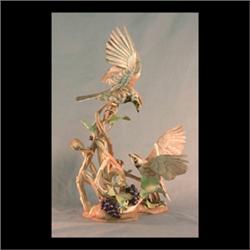 Boehm bird figure. Horned lark. #400-25l, signed. 19 1/2" h $2500-3000