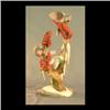 Image 1 : Boehm bird figure. Tufted titmice. #482g, signed. 13" tall $800-1000
