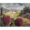 Image 1 : Oil on canvas. Landscape. Signed Raoul, lower right. Raoul Raymond.  Framed. 7 5/8" X 9 5/8" $30-60