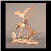 Image 1 : Boehm bird figure. Least sandpipers. 40136, #293, signed. 13 1/4"h $1200-1500