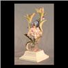 Image 1 : Boehm bird figure. Black-throated blue warbler. #441, signed. 10 1/4" tall $800-1000