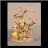 Image 1 : Boehm bird figure. Northern water thrush with ferns. #490, signed. 10 1/2" tall $600-800