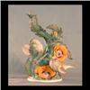 Image 1 : Boehm bird figure. Golden crowned kinglets and Oriental poppies.  #419, stamped. 9 1/2" tall $900-11
