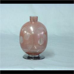 Contempary Art Glass vase. Maker unknown.  6 1/2" $80-120