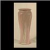 Image 1 : Early Van Briggle vase. Molded leaves at top. Lavender glaze with  yellow and green highlights. Pre-
