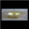 Image 1 : Steuben gold Aurene underplate. Signed Aurene and numbered 2680. 6" diameter $80-120