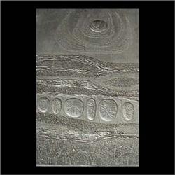 Mixed media on board. Karamu. Sterling Hykes. Framed. 36" X 24" $100-200