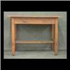 Image 1 : Mission oak writing desk marked Quaint. Single drawer, mortise and  tenon joints and double stretche