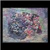 Image 1 : Mixed media abstract. Morris Shulman. Framed. 15 1/4" X 19 3/4" $60-120