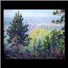 Image 1 : Oil on board. Landscape. Signed Glen Sheffer, lower left. Framed. 12 1/2" X 15 1/2" $1400-1800