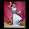 Image 1 : Oil on canvas. Dancing figure. Signed Carman, lower right. Albert  Carman. 24" X 20" $100-200