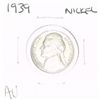 Image 1 : 1939 JEFFERSON NICKEL *RARE AU HIGH GRADE - 2nd YEAR JEFFERSON NICKEL*!!