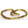 Image 3 : Natural Beer Quarts Single Row Necklace