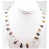 Image 1 : 69.84 ctw Natural Smoke Chocolate Tourmaline Necklace