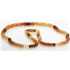 Image 3 : Natural Rainbow Beer Quarts Single Row Necklace