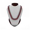 Image 1 : Ruby 24.48 ctw Round Necklace 14kt W/Y Gold