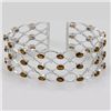 Image 2 : Genuine Vintage Design  19 ctw Citrine Bracelet  14K