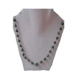 Natural 88.25ct Emerald,Semi Precious Necklace .925 Ste